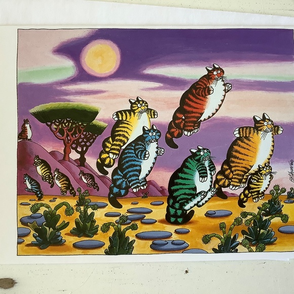 Assorted BK Kliban Pomegranate blank holiday postcards - Picture 5 of 7